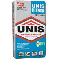 Плиточный клей адгезионный UNIS HiTech